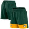 G.B. Packers Woven Short - Zöld/Sárga