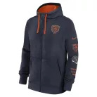 Chicago Bears - Nike Full Zip Fleece Kapucnis Pulóver