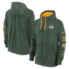 G.B. Packers-Nike Full Zip Fleece Kapucnis Pulóver