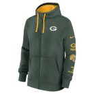G.B. Packers-Nike Full Zip Fleece Kapucnis Pulóver