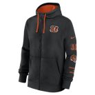 Cincinnati Bengals-Nike Full Zip Fleece Kapucnis Pulóver