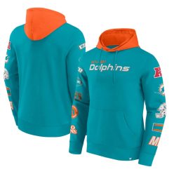 Dolphins - Patched Out Fleece kapucnis pulóver