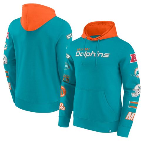 Dolphins - Patched Out Fleece kapucnis pulóver