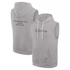 Miami Dolphins Nike Ujjatlan Hoody Pewter Grey