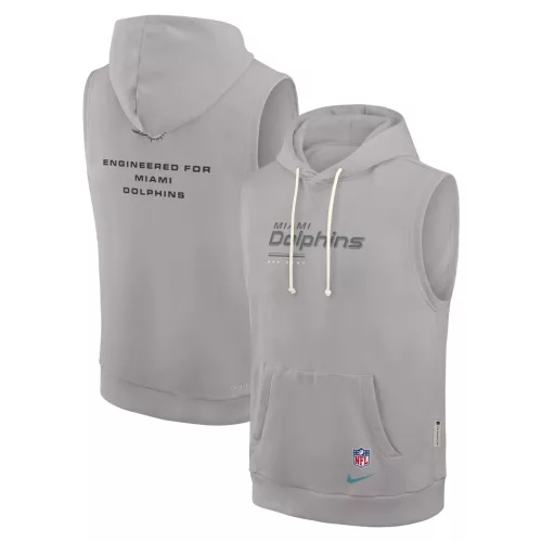 Miami Dolphins Nike Ujjatlan Hoody Pewter Grey
