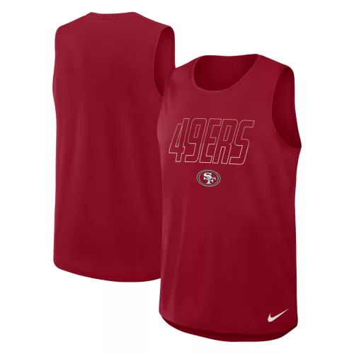 San Francisco 49ers Nike Kickoff Miler Trikó  Gym Red