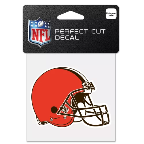 Cleveland Browns - Helmet Perfect Cut matrica (10 cm x 10 cm)