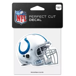   Indianapolis Colts - Helmet Perfect Cut matrica (10 cm x 10 cm)