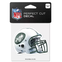 New York Jets - Helmet Perfect Cut matrica (10 cm x 10 cm)
