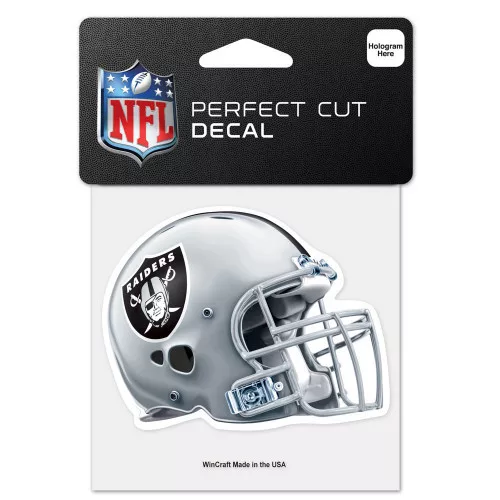 Las Vegas Raiders - Helmet Perfect Cut matrica (10 cm x 10 cm)