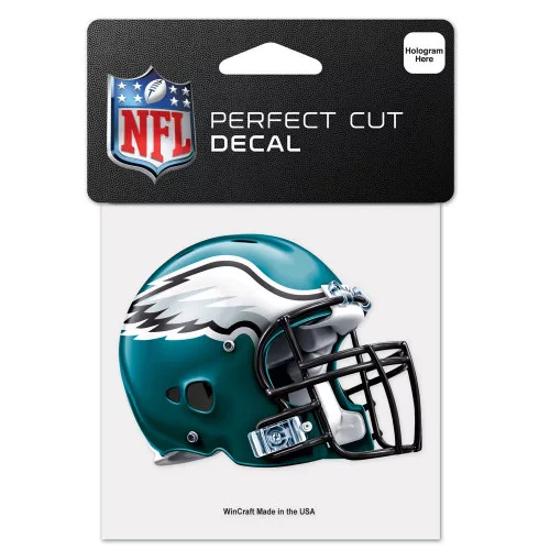 Philadelphia Eagles - Helmet Perfect Cut matrica (10 cm x 10 cm)