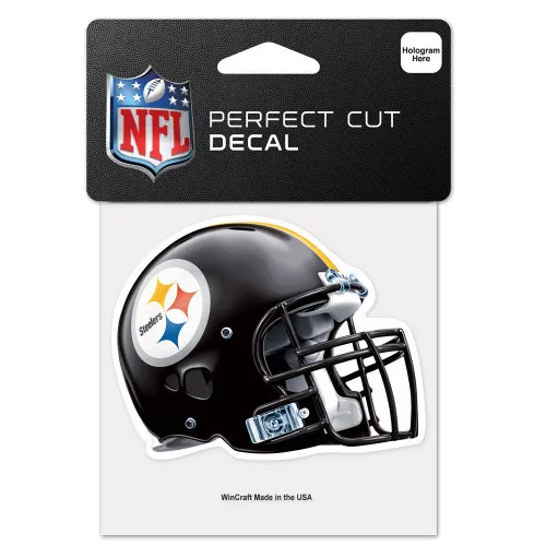 Pittsburgh Steelers - Helmet Perfect Cut matrica (10 cm x 10 cm)