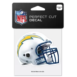   Los Angeles Chargers - Helmet Perfect Cut matrica (10 cm x 10 cm)