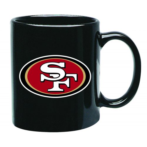 49ers - Fekete Logo Bögre 425ml