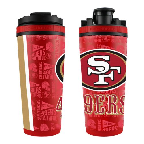 San Francisco 49ers Stainless Steel 4D Ice Shaker - 770 ml