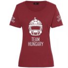 Team Hungary - Női Póló - Bordó