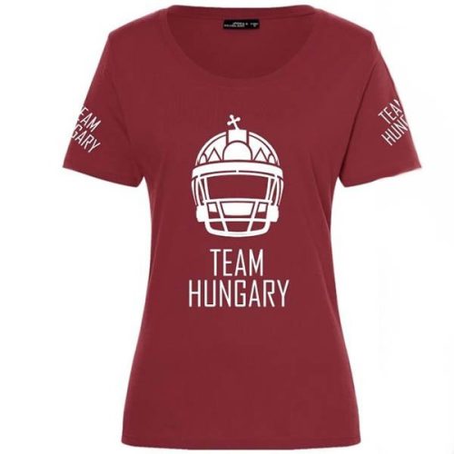 Team Hungary - Női Póló - Bordó