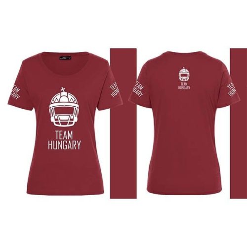 Team Hungary - Női Póló - Bordó