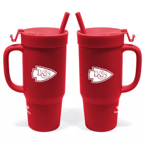 Szilikon kulacs tetővel - Kansas City Chiefs