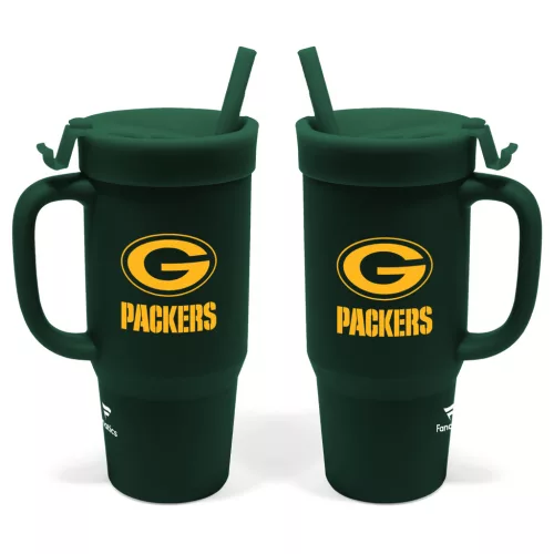Szilikon kulacs tetővel - Green Bay Packers