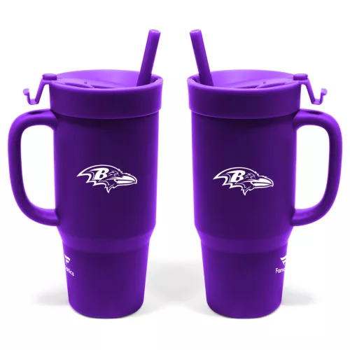 Szilikon kulacs tetővel - Baltimore Ravens