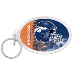 Broncos - Ovális Akril Kulcstartó