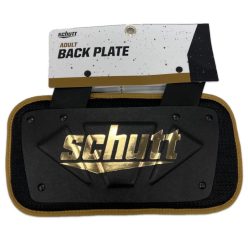 Schutt Neon Back Plate - Black/Gold bordavédő
