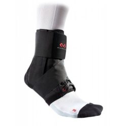 195 Ultrakönnyű bokavédő, pánttal - FEKETE
