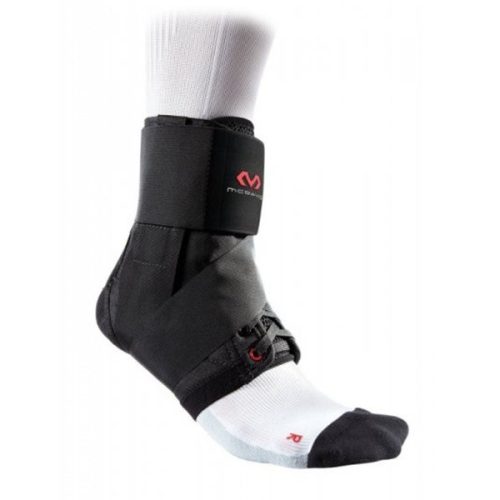 195 Ultrakönnyű bokavédő, pánttal - FEKETE