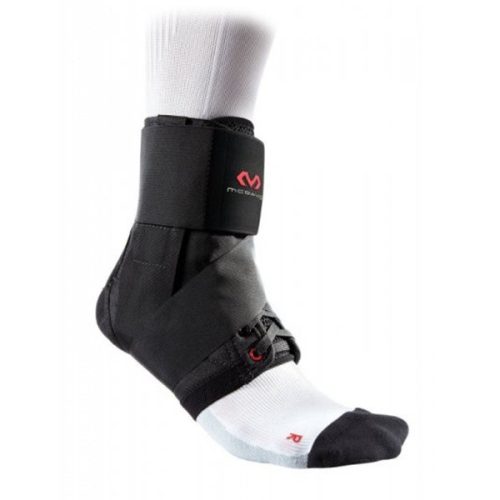 195 Ultrakönnyű bokavédő, pánttal - FEKETE