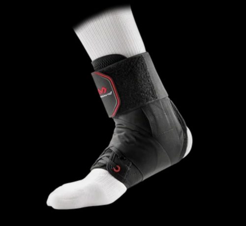 195 Ultrakönnyű bokavédő, pánttal - FEKETE