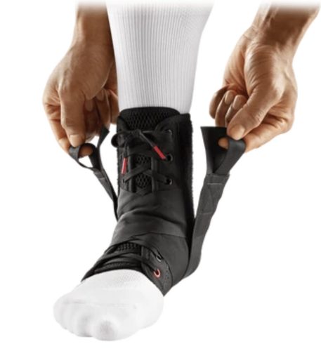 195 Ultrakönnyű bokavédő, pánttal - FEHÉR