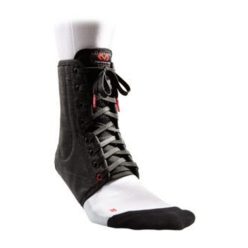 199 Könnyű, fűzős bokavédő - FEKETE