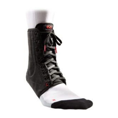 199 Könnyű, fűzős bokavédő - FEKETE