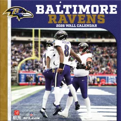 Baltimore Ravens Fali naptár 2026 (30 x 60 cm)