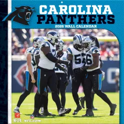 Carolina Panthers Fali naptár 2026 (30 x 60 cm)