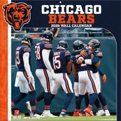 Chicago Bears Fali naptár 2026 (30 x 60 cm)