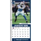 Dallas Cowboys Fali naptár 2026 (30 x 60 cm)