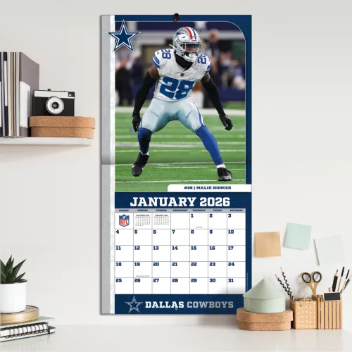 Dallas Cowboys Fali naptár 2026 (30 x 60 cm)
