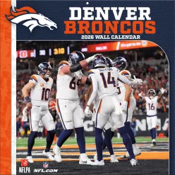 Denver Broncos Fali naptár 2026 (30 x 60 cm)