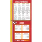 Kansas City Chiefs Fali naptár 2026 (30 x 60 cm)
