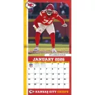 Kansas City Chiefs Fali naptár 2026 (30 x 60 cm)