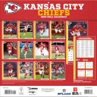 Kansas City Chiefs Fali naptár 2026 (30 x 60 cm)