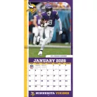 Minnesota Vikings Fali naptár 2026 (30 x 60 cm)
