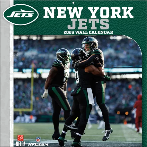 New York Jets Fali naptár 2026 (30 x 60 cm)
