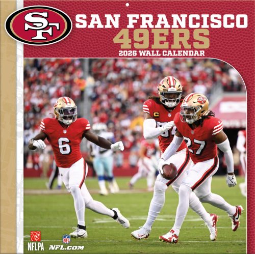 San Francisco 49ers Fali naptár 2026 (30 x 60 cm)
