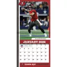 Tampa Bay Buccaneers Fali naptár 2026 (30 x 60 cm)