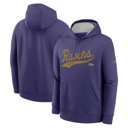 Baltimore Ravens - Nike Club Fleece kapucnis pulóver