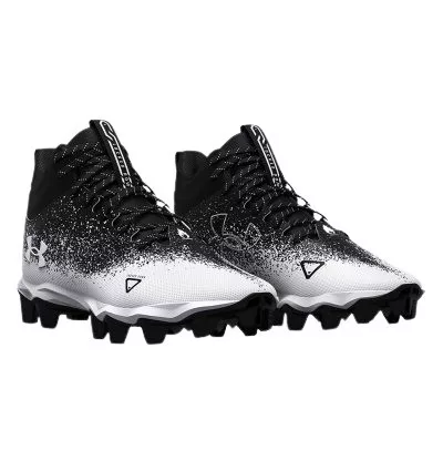 Under Armour Spotlight RM 2.0 Wide amerikai foci cipő fekete/fehér (WR/DB/RB/LB)