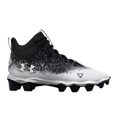 Under Armour Spotlight RM 2.0 Wide amerikai foci cipő fekete/fehér (WR/DB/RB/LB)